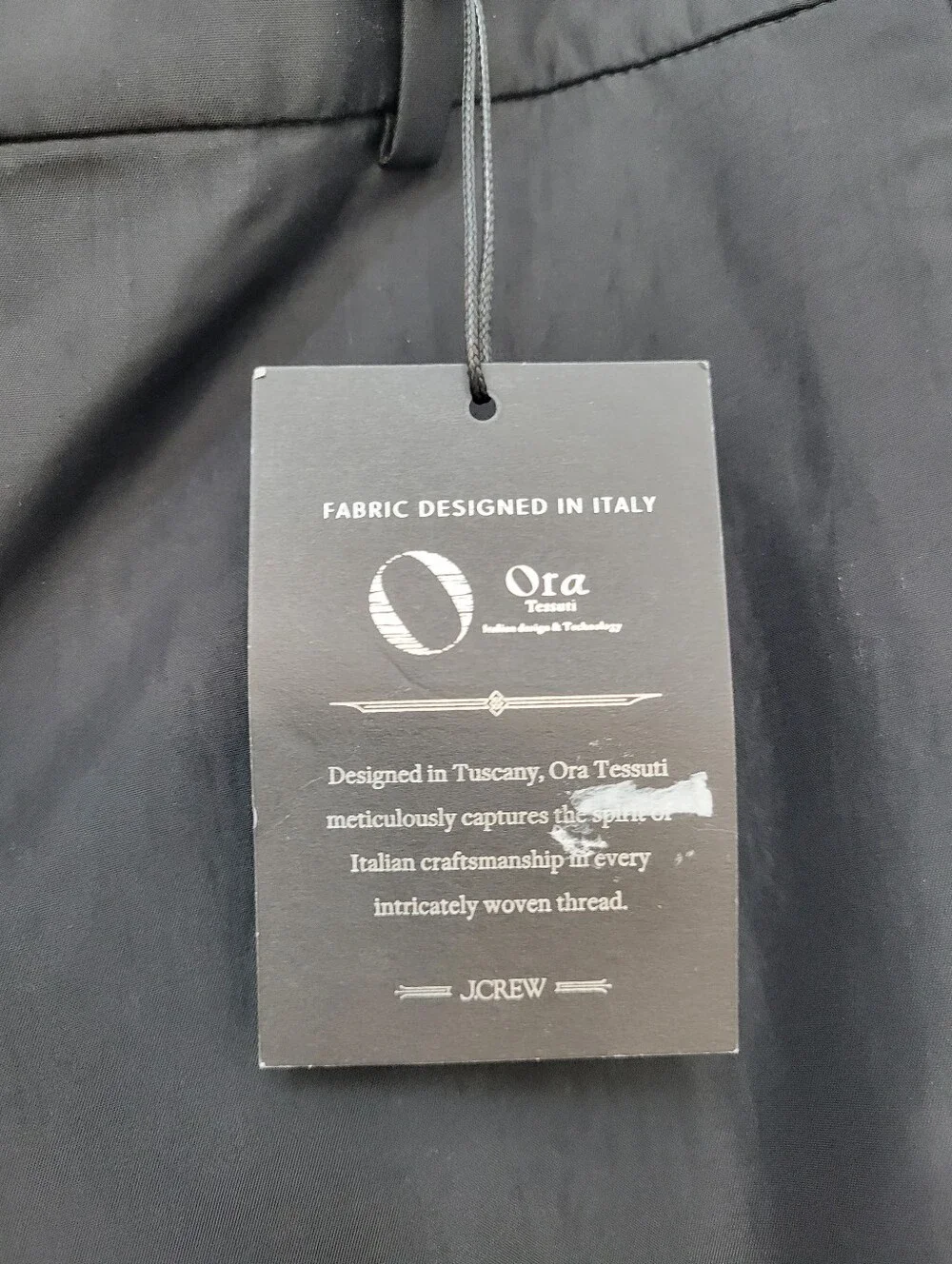 J Crew Slim-fit trouser in sateen CN751 Size 8 NWT  Black $198 Retail